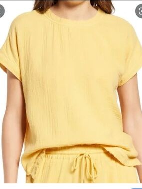 Faherty Dream Cotton Gauze Tee size small excellent condition